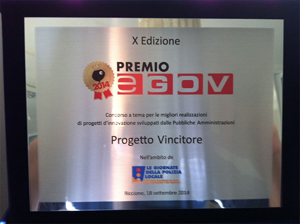 Premio E-GOV 2014