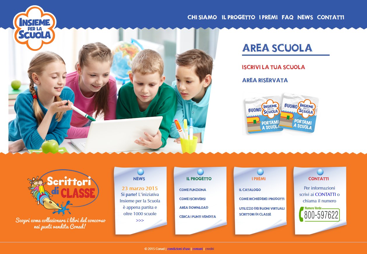 Conad – Insieme per la scuola 2015